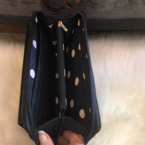 Borgasets Leather Organizer Clutch Zip Wallet - Picture 5 of 8